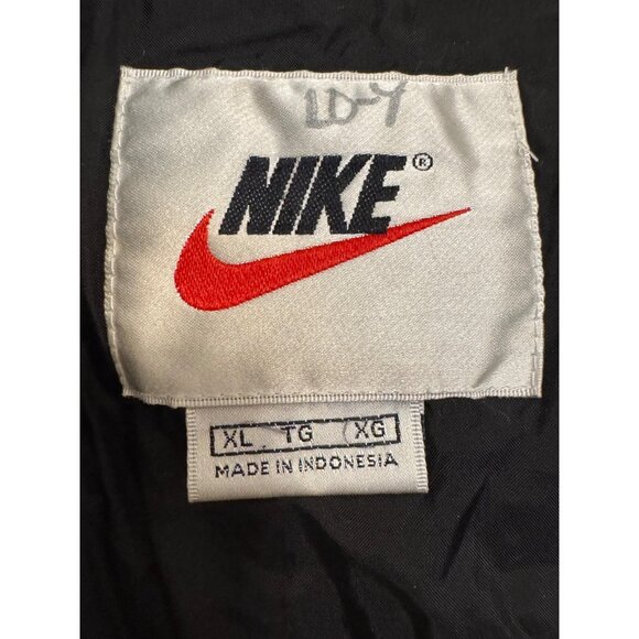Vintage Nike Windbreaker Jacket Men XL Green Black White Zipper Casual Lightweig - Picture 3 of 12